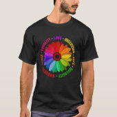 Kindness Peace Love Inclusion Hope Divers T-shirt (Voorkant)