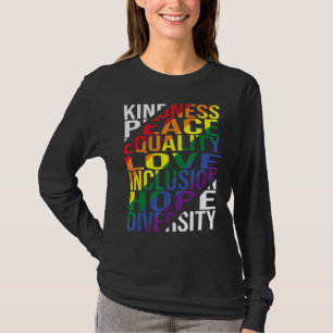 Kindness Peace Love Inclusion Hope Divers T-shirt