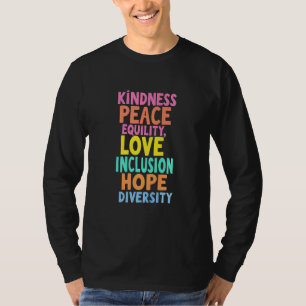 Kindness Peace Love Inclusion Hope Divers T-shirt