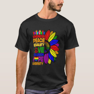 Kindness Peace Love Inclusion Hope Ltd S T-shirt