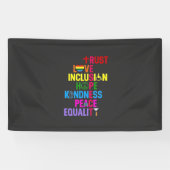 Kindness Peace Love Inclusion Hope Spandoek (Horizontaal)
