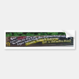 Kindness poem bumper sticker