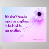 Kindness Poster (Voorkant)