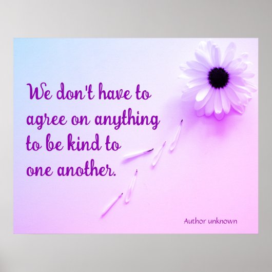 Kindness Poster (Voorkant)