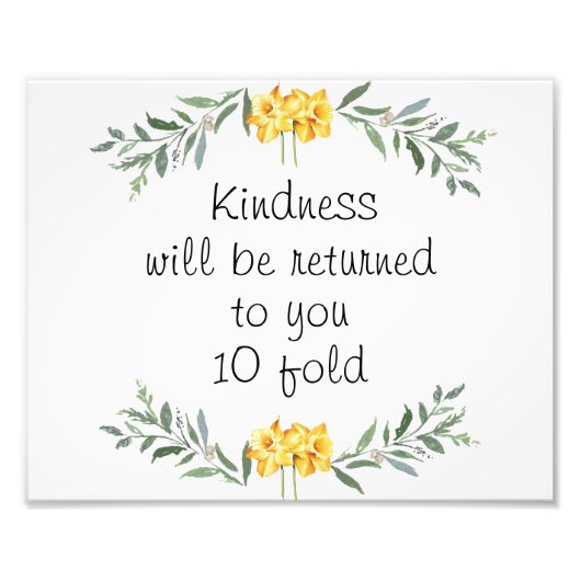 Kindness Poster (Voorkant)