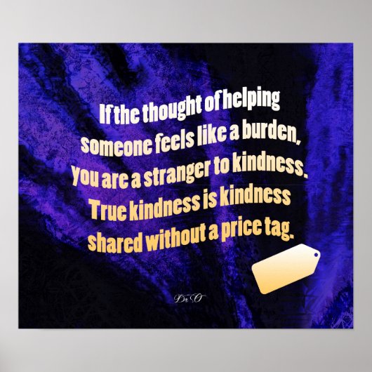 Kindness - Poster (Devant)