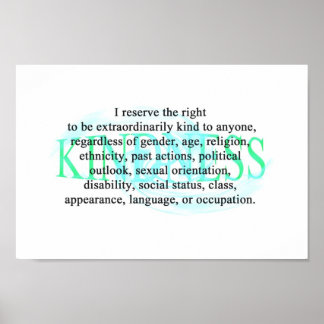 Kindness Poster