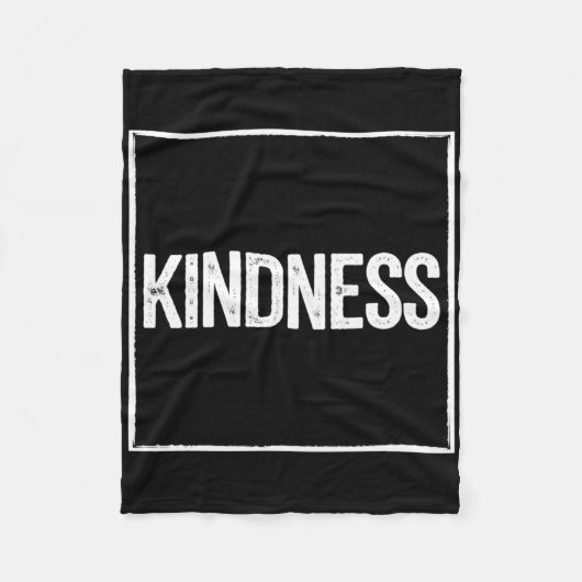 Kindness Sticker Fleece Deken (Voorkant)