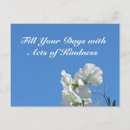 Kindness Sweetpeas Briefkaart