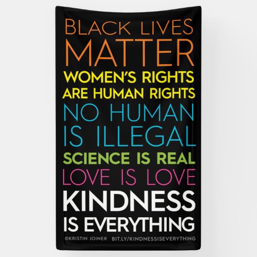 #KindnessIs alles verticale banner (Verticaal)