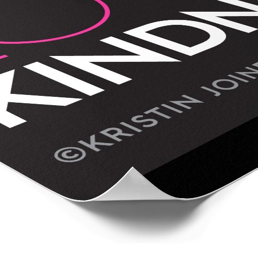 #KindnessIsEverything Dans Cette Affiche De Classe (Coin)