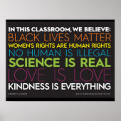#KindnessIsEverything Dans Cette Affiche De Classe (Devant)