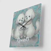 Kindred Paws Vierkante Klok (Hoek)