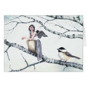 "Kindreds - Chickadee" door Deanna Bach Art