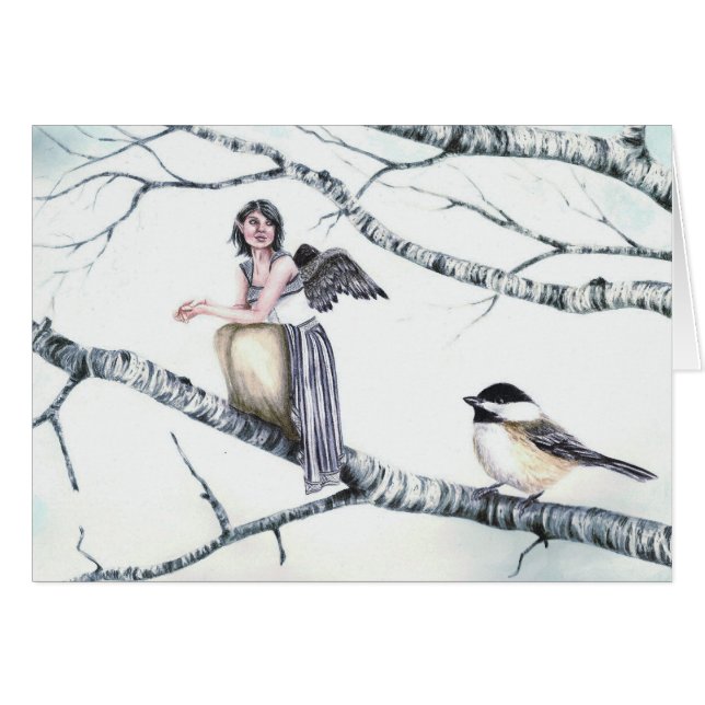 "Kindreds - Chickadee" par art de Deanna Bach (Devant horizontal)