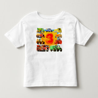Kind's 3e verjaardag bouwtruck kinder shirts