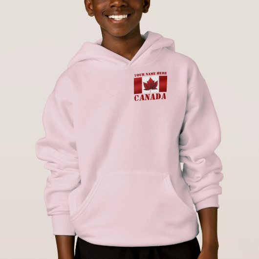 Kind's Canada Jacket Gepersonaliseerde Canada Hood (Voorkant)