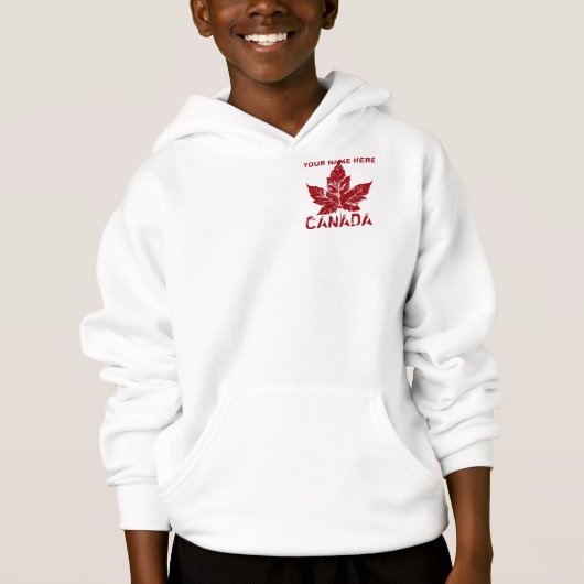 Kind's Canada Jacket Gepersonaliseerde Canada Hood (Voorkant)
