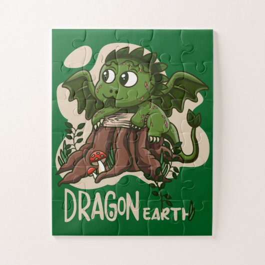 Kind's Earth Dragon Puzzel (Verticaal)