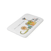 Kind's moderne Oerwoud Safari Animals Bath Rug Badmat (Gekanteld)