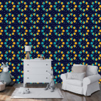 Kind's Moon Phases en Star Twinkles Donkerblauw