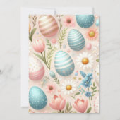 Kind's Paaseierjacht Lente Verjaardagsfeest Kaart (Achterkant)