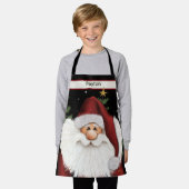 Kind's Schattigee Gekke Kerstman Kerstmis Geperson Schort (Gedragen)