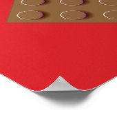 Kind's Verjaardag Brick Party Block Party Bouw Spe Poster (Hoek)