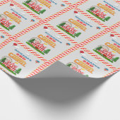 Kind's Verjaardagsfeestje Circus carnaval Thema Cadeaupapier (Hoek)