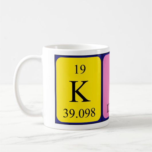 Kine nom de table périodique mug (Gauche)