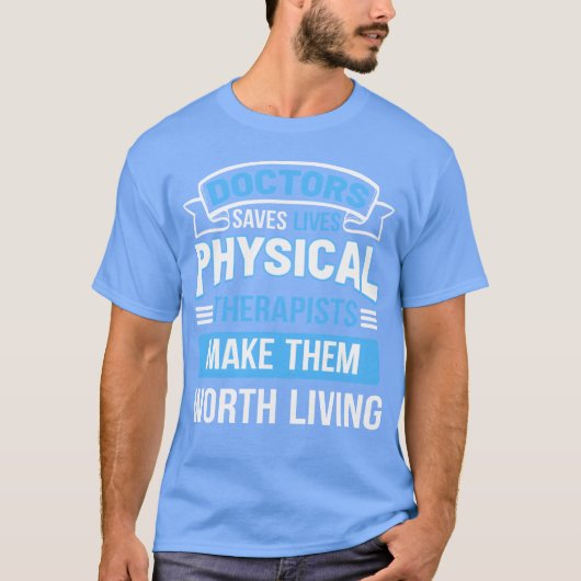 Kinesiologist Physicalherapist Sport Science gift T-shirt (Voorkant)