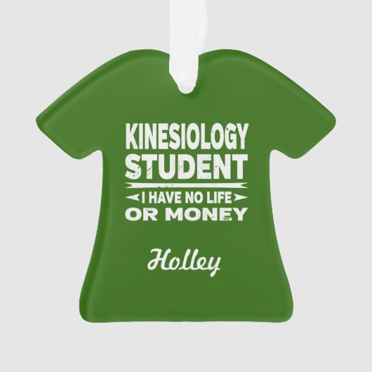 Kinesiology College Student Pas de vie ou d'argent (devant)