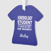 Kinesiology College Student Pas de vie ou d'argent (devant)