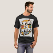 Kinetic Space-thema T-shirt ontwerp (Voorkant volledig)