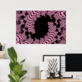 Kinetisch - Mandelbrot Art Poster (Thuiskantoor)