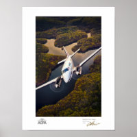 King Air Over Water Gallery