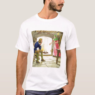 King Alfred (849-99) die de koekjes verbrandt, van T-shirt