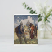 King Arthur & Castle Briefkaart (Staand voorkant)