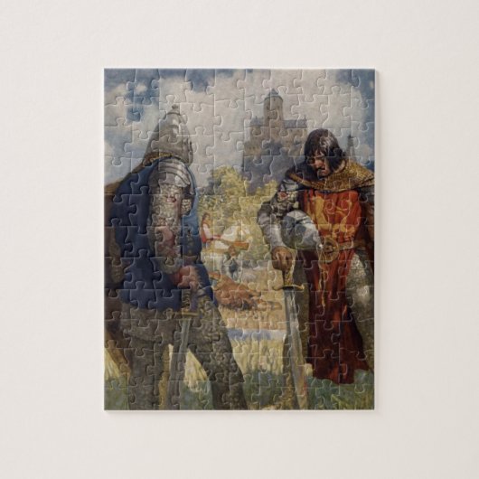 King Arthur & Castle Legpuzzel (Verticaal)
