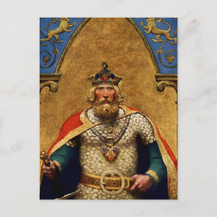 “King Arthur” door NC Wyeth Briefkaart