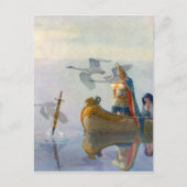 King Arthur & Excalibur, c. 1922, ingediend door N Briefkaart (Voorkant)