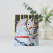 King Arthur's Carousel Horse Briefkaart (Staand voorkant)