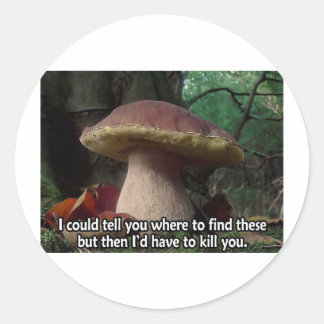 King Bolete - Ik zou je moeten doden Ronde Sticker