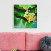 King Bullfrong Canvas Afdruk (Insitu (Woonkamer))