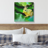 King Bullfrong Canvas Afdruk (Insitu (Slaapkamer))