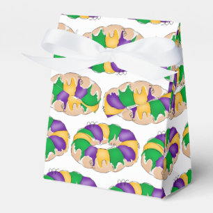King Cake Favor Boxes Bedankdoosjes