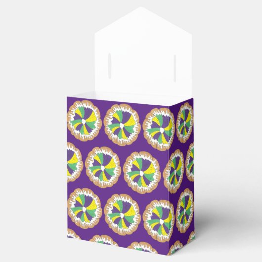 King Cake New Orleans NOLA Mardi Gras Carnaval Bedankdoosjes (Geopend)