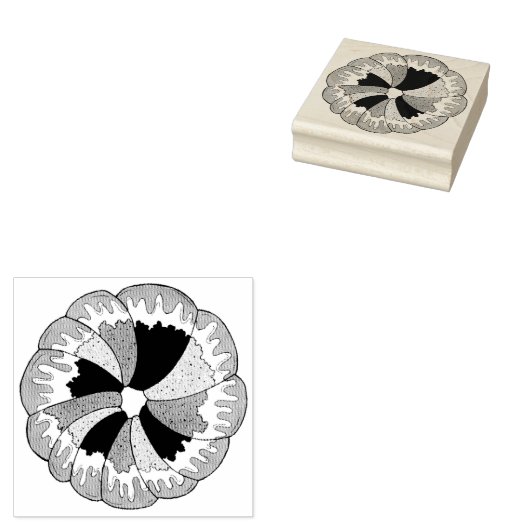 King Cake New Orleans NOLA Mardi Gras Carnaval Rubberstempel (Gestempeld)