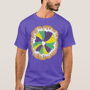 King Cake New Orleans NOLA Mardi Gras Carnaval T-shirt