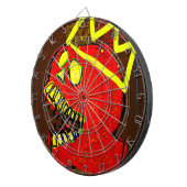 King Calavera Skull-kunst Dartbord (Voorkant Rechts)